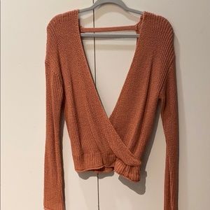 Wrap front & back Forever 21 sweater